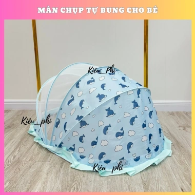 Mùng tự bung trẻ em chống muỗi - Màn gấp gọn họa tiết dễ thương cho bé sơ sinh, trẻ em, giảm còn 89.000₫