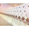 Mùng tuyn 4 góc ren ánh thêu Hoa Mai, 1m6x2m 1m8x2m 2mx2m2, giá 75.000 VND 5