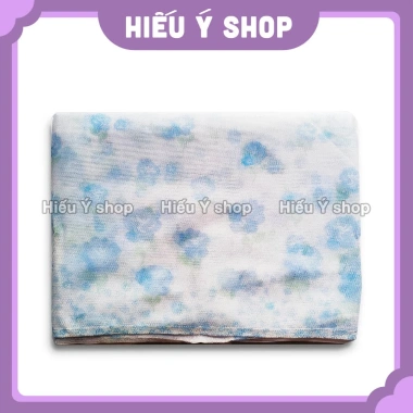 Mùng voan Hiếu Ý hoa trắng tinh tế, đủ size 1m2-1m6-1m8-2m5-3m, giá chỉ 79.000
