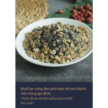 Muối Lạc Vừng Đen 230g HAPI VEGAN – Xanh Sâm Natural & Organic, Giá ưu đãi 108k 5 Muối Lạc Vừng Đen 230g HAPI VEGAN – Xanh Sâm Natural & Organic, Giá ưu đãi 108k 5