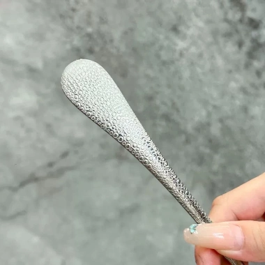 Muôi múc canh inox 18/10 vá thìa súp vân bạch tuộc - Giá ưu đãi 95.000đ 3