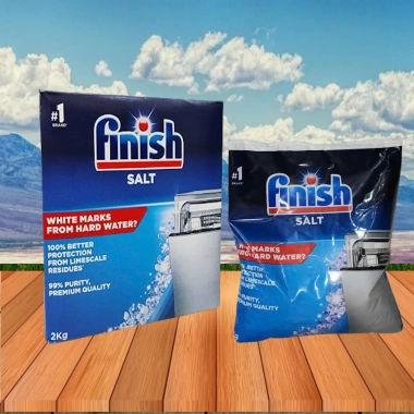 Muối rửa bát Finish 1.5kg/4kg - làm mềm nước, giá chỉ 75.000 VND, sạch bát