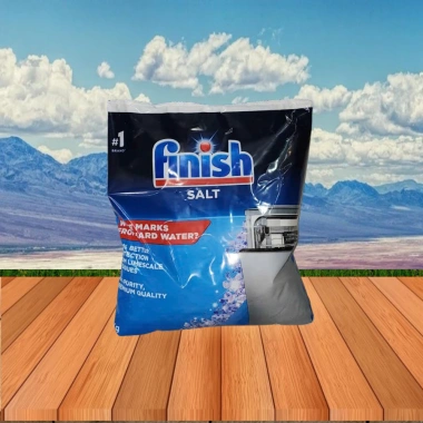 Muối rửa bát Finish 1.5kg/4kg - làm mềm nước, giá chỉ 75.000 VND, sạch bát
