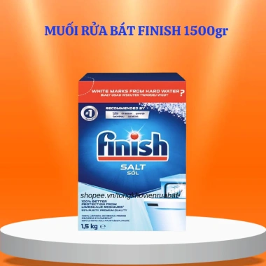 Muối rửa bát Finish 4kg/2kg/1.5kg/1.2kg – Làm mềm nước, tẩy cặn vôi, giá ưu đãi 145.800 VND