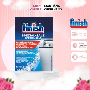 Muối Rửa Chén Finish 1.2kg Dùng cho Máy Rửa Chén, Làm Mềm Nước, Giá 110.000 VND