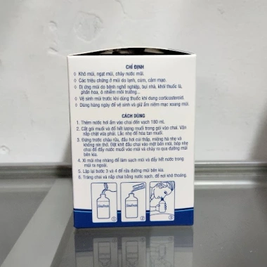 Muối rửa mũi Sinufresh Cát Linh 50 gói nano - Vệ sinh, giảm nghẹt mũi, an toàn 2