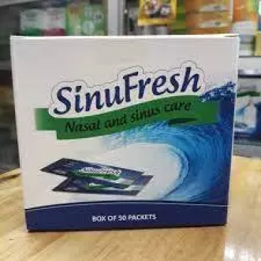 Muối rửa mũi Sinufresh Cát Linh 50 gói nano - Vệ sinh mũi, giảm nghẹt mũi, 145.000 VND 2