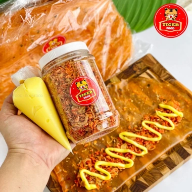 Muối ruốc hành phi 200g Tiger Food – Muối tôm nhuyễn đặc sản Tây Ninh, ăn kèm bánh tráng phơi sương