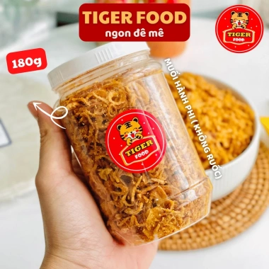 Muối ruốc hành phi 200g Tiger Food – Muối tôm nhuyễn đặc sản Tây Ninh, ăn kèm bánh tráng phơi sương