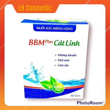 Muối súc họng BBM Plus Cát Linh 30 gói - Giảm đau họng nhanh, Giá chỉ 60.000đ