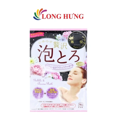 Muối tắm bồn Cow Bubble Aroma Bath 30g - Mẫu đơn, thư giãn, giảm còn 59.000đ