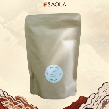 Muối tắm Saola, Dầu Tràm Huế, Muối Hồng Himalaya 150gr - Giảm ngứa, chàm sữa, hăm, ngủ ngon 129k