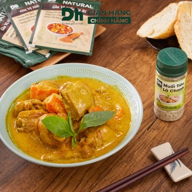Muối tiêu lá chanh Dh Foods - Gia vị chấm gà, thịt luộc ngon, giảm 22% 50/110g