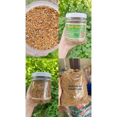 Muối Tiêu Ớt Tây Ninh Đặc Biệt Rang Củi, Không Tỏi - Vị Chay & Mặn, Chỉ 25.000₫ 6 Muối Tiêu Ớt Tây Ninh Đặc Biệt Rang Củi, Không Tỏi - Vị Chay & Mặn, Chỉ 25.000₫ 6