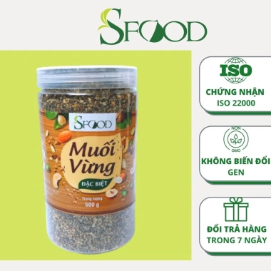 Muối Vừng 9 Loại Hạt Sfood – Macca, Đậu Phộng, Hạnh Nhân, Óc Chó, Lanh, Bí, Thơm Ngon, Healthy, Giá 80.000₫