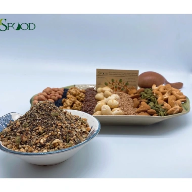 Muối Vừng 9 Loại Hạt Sfood – Macca, Đậu Phộng, Hạnh Nhân, Óc Chó, Lanh, Bí, Thơm Ngon, Healthy, Giá 80.000₫
