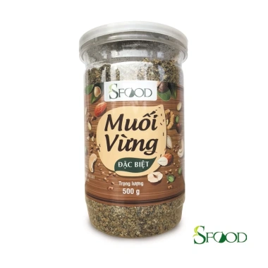 Muối Vừng 9 Loại Hạt Sfood – Macca, Đậu Phộng, Hạnh Nhân, Óc Chó, Lanh, Bí, Thơm Ngon, Healthy, Giá 80.000₫