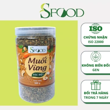 Muối Vừng 9 Loại Hạt Sfood – Macca, Đậu Phộng, Hạnh Nhân, Óc Chó, Lanh, Bí, Thơm Ngon, Healthy, Giá 80.000₫