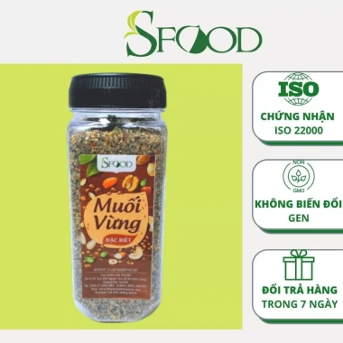 Muối Vừng 9 Loại Hạt Sfood – Macca, Đậu Phộng, Hạnh Nhân, Óc Chó, Lanh, Bí, Thơm Ngon, Healthy, Giá 80.000₫