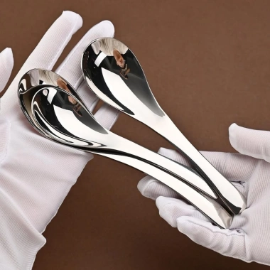 Muỗng ăn cơm cao cấp Inox 304 tiêu chuẩn châu Âu, dày dặn sang trọng, Giá 31.500₫