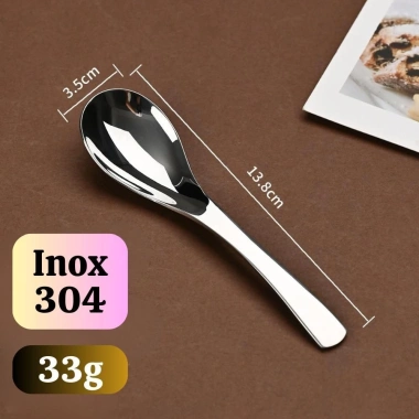 Muỗng ăn cơm cao cấp Inox 304 tiêu chuẩn châu Âu, dày dặn sang trọng, Giá 31.500₫ 10 Muỗng ăn cơm cao cấp Inox 304 tiêu chuẩn châu Âu, dày dặn sang trọng, Giá 31.500₫ 10