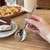 Muỗng ăn cơm inox 2 trong 1 tích hợp nĩa salad, mì Ý - Thìa ăn to sang trọng, giá chỉ 11.500 VND 5
