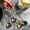 Muỗng cà phê inox 304 sang trọng 13-17cm, đa màu, thìa khuấy trà cafe - 18.000₫ 2