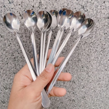 Muỗng Cafe Inox Đầu Tròn Siêu Bền, Thiết Kế Sang Trọng, Giá 8.000 VND