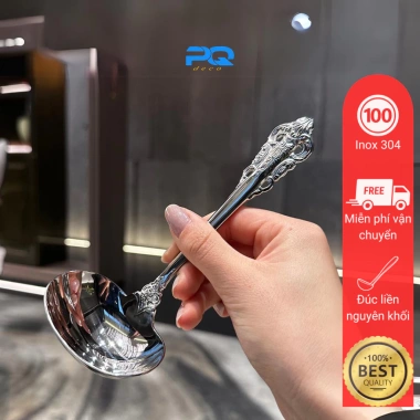Muỗng canh inox 316 vân cổ điển GB93 - Bộ 2 chiếc, giá siêu ưu đãi 109.000₫ Muỗng canh inox 316 vân cổ điển GB93 - Bộ 2 chiếc, giá siêu ưu đãi 109.000₫