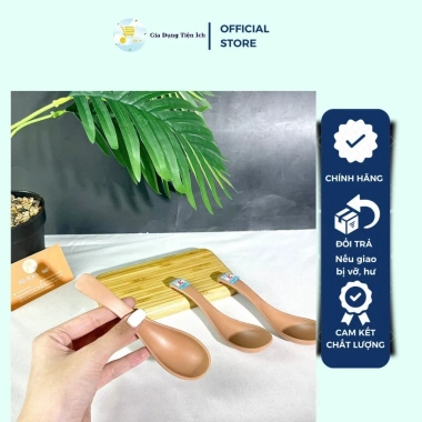 Muỗng Cơm Nhám Ngói No25 + Thìa Súp Nhựa Melamine Fataco Dày Dặn Cao Cấp Giá 12.000₫