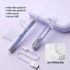 Muỗng lấy ráy tai bé cao su mềm an toàn, tặng 4 đầu ngoáy – chỉ 118.000₫