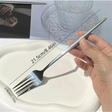 Muỗng Nĩa Inox 304 Dáng Tròn Cao Cấp – Bền Đẹp, Sang Trọng cho Nhà Hàng, Bar – 19.750₫ 8
