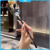 Muỗng thép không gỉ Hàn Quốc dài - Bộ ăn gia đình, chịu nhiệt, giá chỉ 20.000đ 3