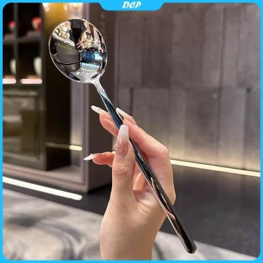 Muỗng thép không gỉ Hàn Quốc dài - Bộ ăn gia đình, chịu nhiệt, giá chỉ 20.000đ 3