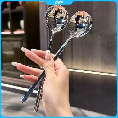 Muỗng thép không gỉ Hàn Quốc dài - Bộ ăn gia đình, chịu nhiệt, giá chỉ 20.000đ 6