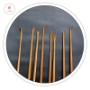 Muỗng Tre AACAR - Dụng Cụ Chọn Tai, Đánh Bóng Tròn, Tay Cầm Tre, Làm Sạch Tai, Giá chỉ 45.100₫ 4