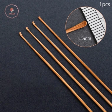 Muỗng Tre AACAR - Dụng Cụ Chọn Tai, Đánh Bóng Tròn, Tay Cầm Tre, Làm Sạch Tai, Giá chỉ 45.100₫ 8