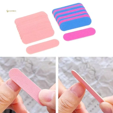MUQV 10 Cái Hai Mặt Sơn Móng Tay Dùng Một Lần Mini, Chà Nhám, Đánh Bóng, Dụng Cụ Chăm Sóc Móng Tay Giá 36.520₫ 3