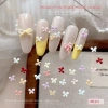 MUQV 100 tăng cường móng tay mini hỗn hợp màu nơ nhựa đáy phẳng - Charm trang trí 4