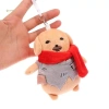 MUQV 12cm Đồ chơi nhồi bông dễ thương nhúng sốt chó – búp bê mặt dây chuyền sang trọng, quà tặng trẻ em 3