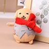 MUQV 12cm Đồ chơi nhồi bông dễ thương nhúng sốt chó – búp bê mặt dây chuyền sang trọng, quà tặng trẻ em 5