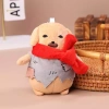 MUQV 12cm Đồ chơi nhồi bông dễ thương nhúng sốt chó – búp bê mặt dây chuyền sang trọng, quà tặng trẻ em 6