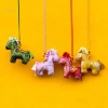 MUQV 2.026 Năm Ngựa Móc Treo Trang Trí Nội Thất Ô Tô - Mặt Dây Chuyền Bapa Charm Quà Tặng Năm Mới Lụy Tân 7