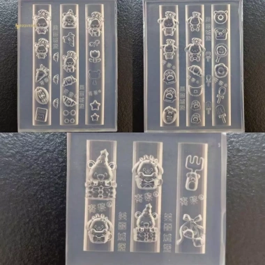 MUQV 3D Khuôn Silicon Làm Móng Tay Gấu Chó, Bánh Kem DIY - Giá Ưu Đãi 42.350₫