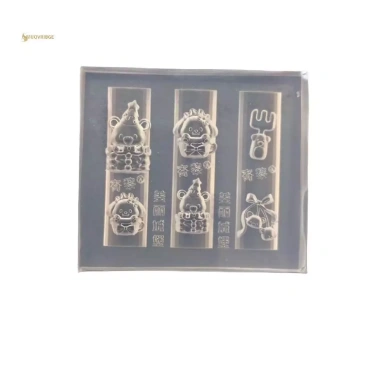 MUQV 3D Khuôn Silicon Làm Móng Tay Gấu Chó, Bánh Kem DIY - Giá Ưu Đãi 42.350₫