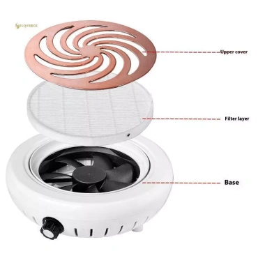 MUQV 4.500 RPM Siêu Hút Móng Tay – Máy Hút Bụi Mạnh Mẽ, Quạt Lọc Nhiệt Độ Cao, Dễ Dàng Làm Nghệ Thuật Móng
