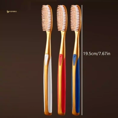 MUQV 6 Bàn Chải Đánh Răng Lớn Mềm - Thiết Kế Rộng Chống Trơn Trượt, Bàn Chải Chữ U Mở Rộng