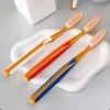 MUQV 6 Bàn Chải Đánh Răng Lớn Mềm - Thiết Kế Rộng Chống Trơn Trượt, Bàn Chải Chữ U Mở Rộng 7