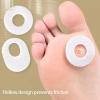 MUQV 6 miếng lót chân ngô tự dính - Bảo vệ gót, ngón, giảm callus, bọt tròn dạng bầu dục, siêu mềm, đệm êm ái, phù hợp đi giày cao gót, giảm đau 8