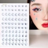 MUQV 80 Khuôn Mặt Đặc Biệt Nhiều Màu Xăm Tạm Thời và Eyes Diamond Fake Giá 40.500 VND